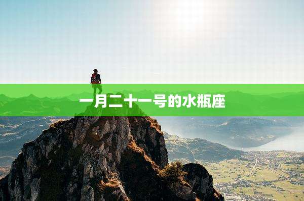 一月二十一号的水瓶座