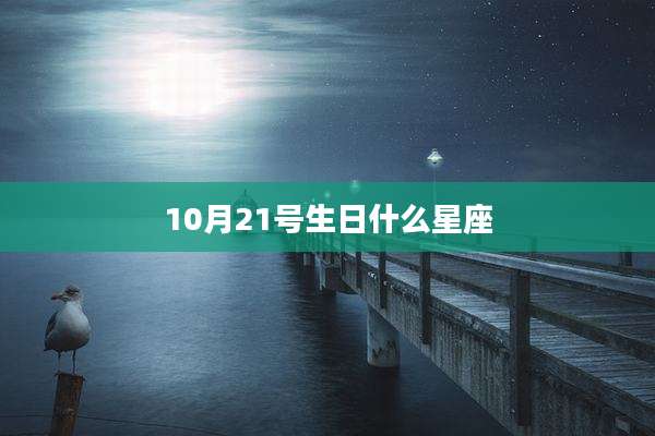 10月21号生日什么星座
