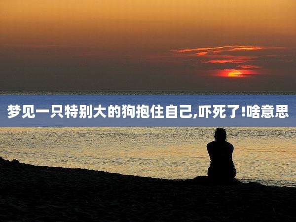 梦见一只特别大的狗抱住自己,吓死了!啥意思