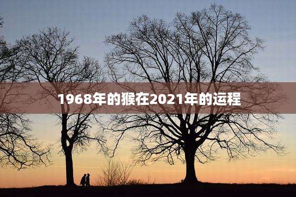 1968年的猴在2021年的运程
