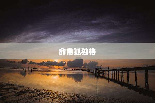 命带孤独格