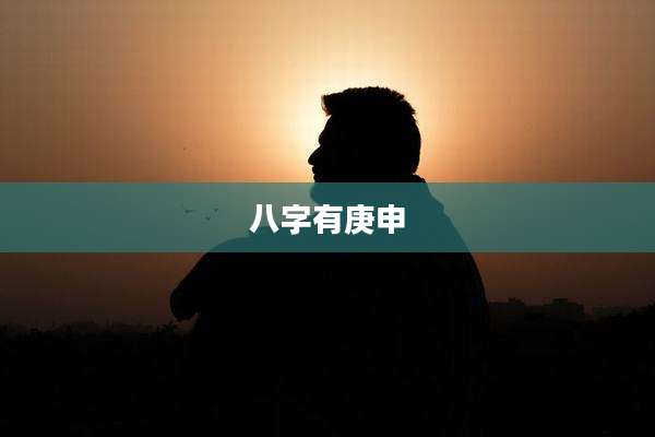八字有庚申