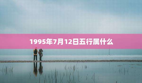 1995年7月12日五行属什么