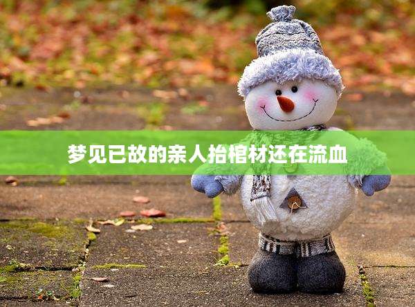梦见已故的亲人抬棺材还在流血
