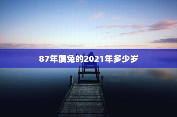 87年属兔的2021年多少岁