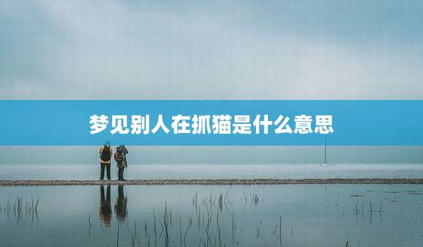 梦见别人在抓猫是什么意思