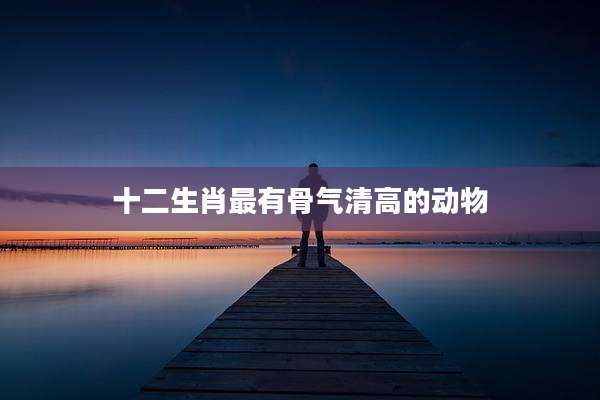 十二生肖最有骨气清高的动物