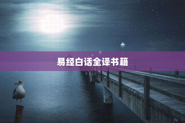 易经白话全译书籍