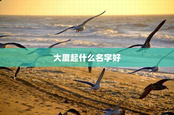 大厦起什么名字好