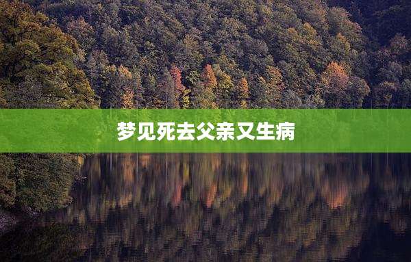 梦见死去父亲又生病