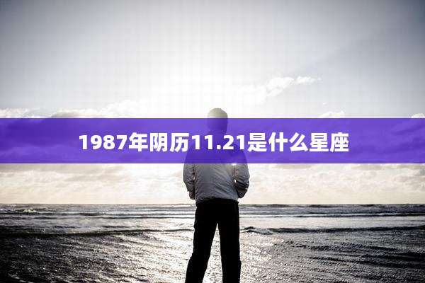 1987年阴历11.21是什么星座