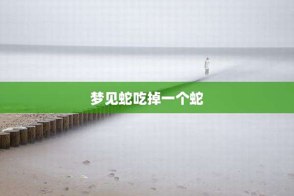 梦见蛇吃掉一个蛇