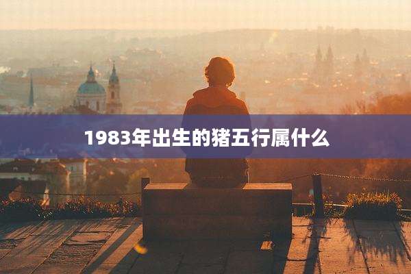 1983年出生的猪五行属什么