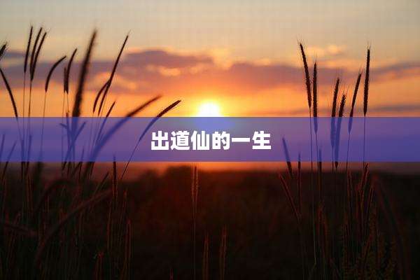 出道仙的一生