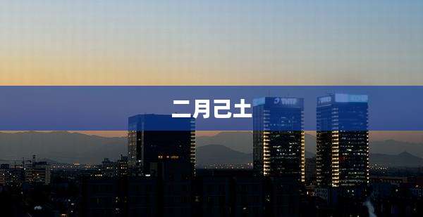 二月己土