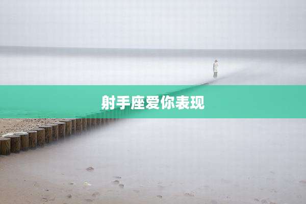 射手座爱你表现