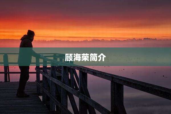 顾海荣简介