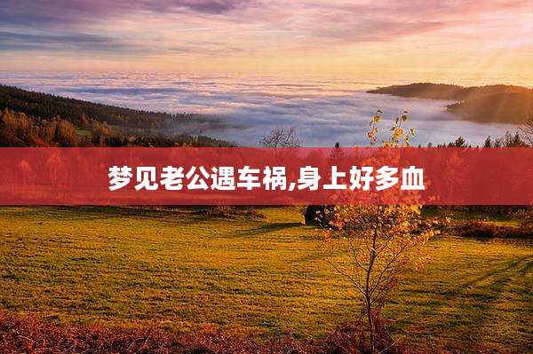 梦见老公遇车祸,身上好多血