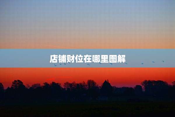 店铺财位在哪里图解