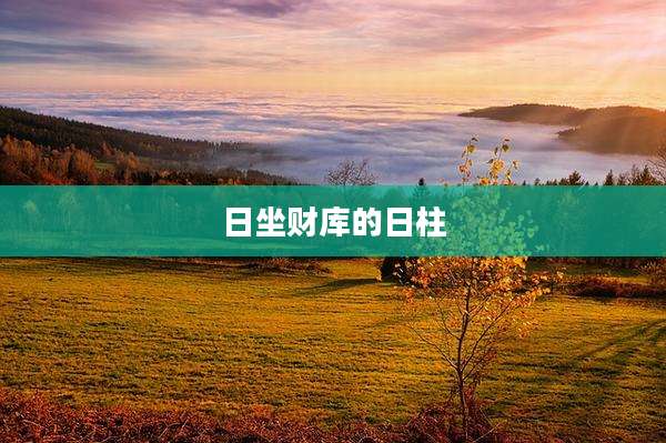 日坐财库的日柱