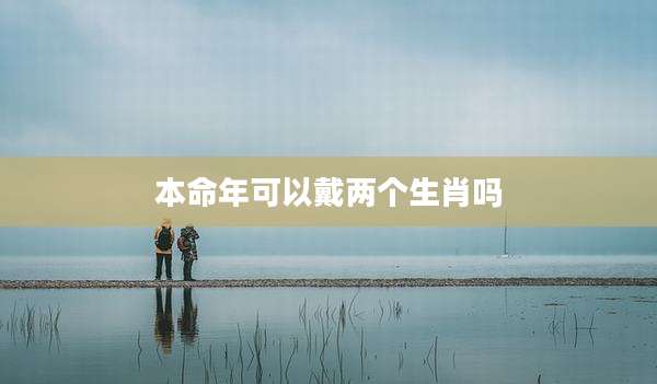 本命年可以戴两个生肖吗