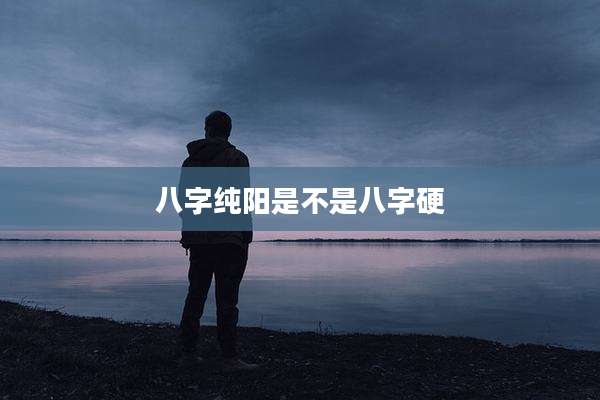 八字纯阳是不是八字硬