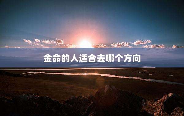 金命的人适合去哪个方向
