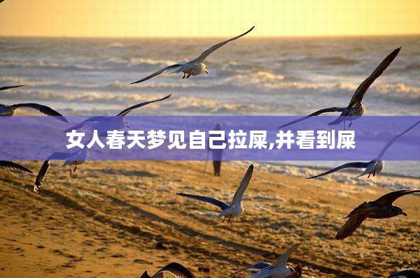女人春天梦见自己拉屎,并看到屎