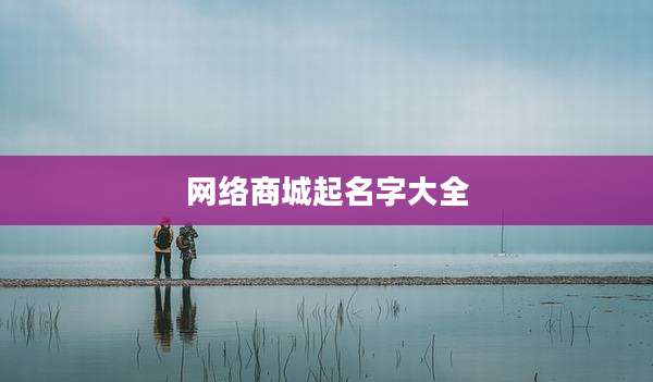 网络商城起名字大全