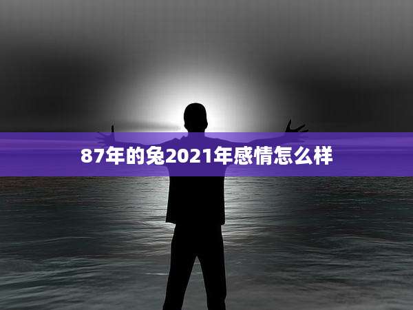 87年的兔2021年感情怎么样