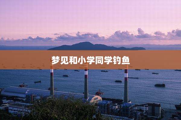 梦见和小学同学钓鱼