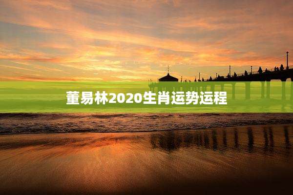 董易林2020生肖运势运程