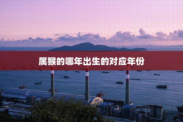 属猴的哪年出生的对应年份