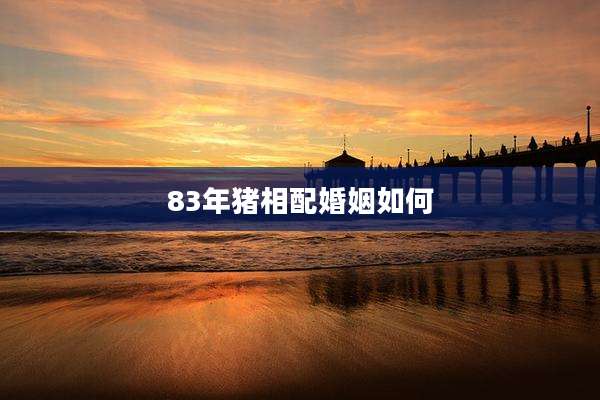 83年猪相配婚姻如何
