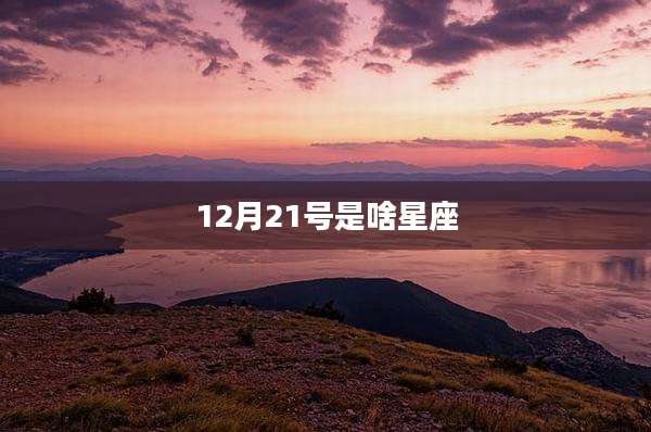 12月21号是啥星座