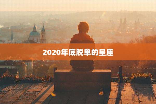 2020年底脱单的星座