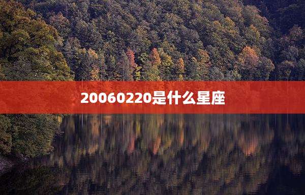 20060220是什么星座