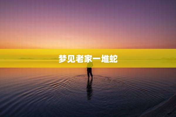 梦见老家一堆蛇