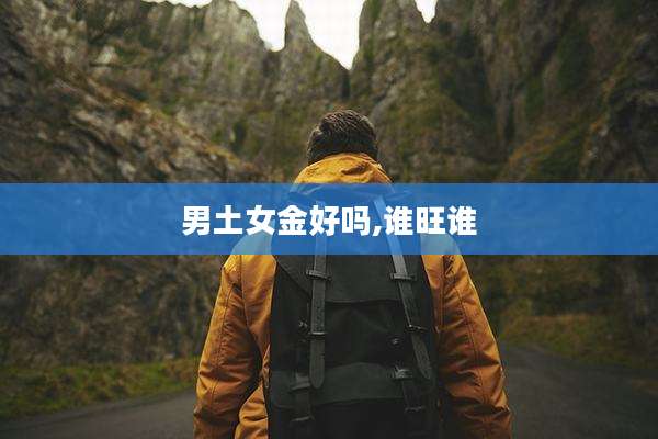 男土女金好吗,谁旺谁