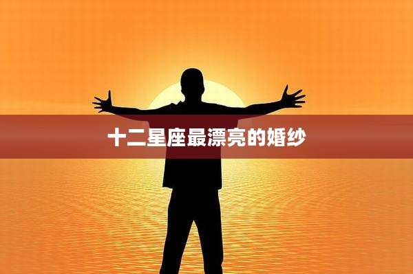 十二星座最漂亮的婚纱