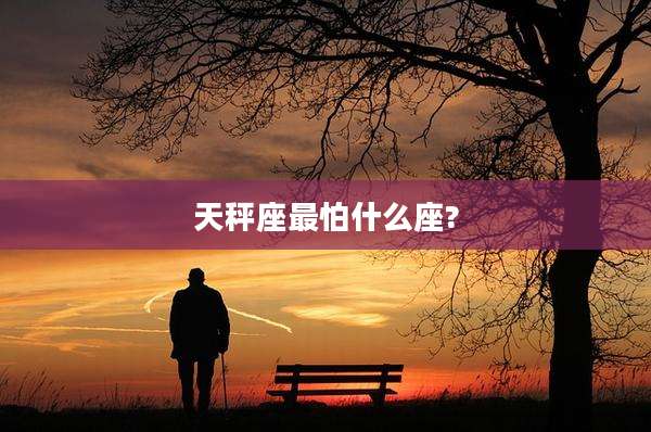 天秤座最怕什么座?