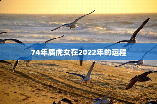 74年属虎女在2022年的运程