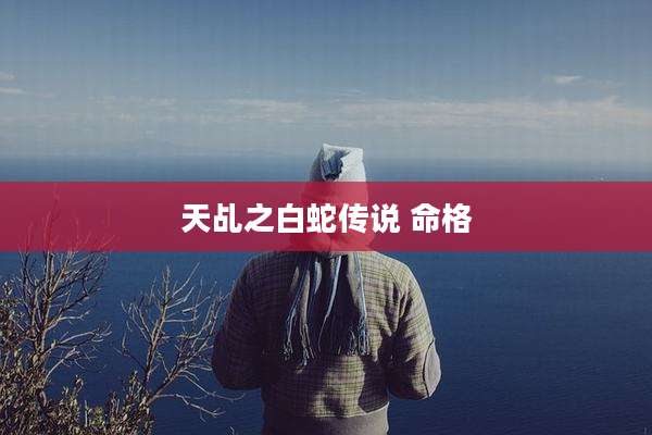 天乩之白蛇传说 命格