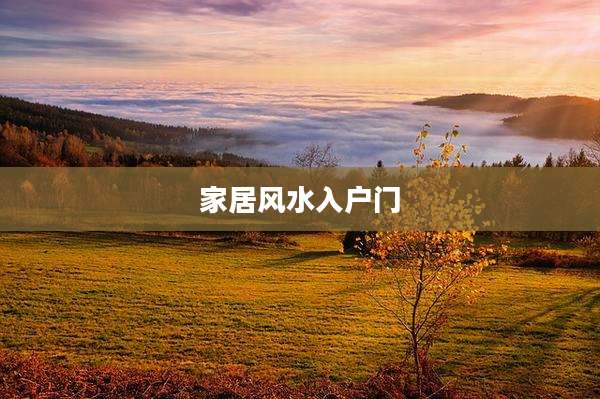 家居风水入户门