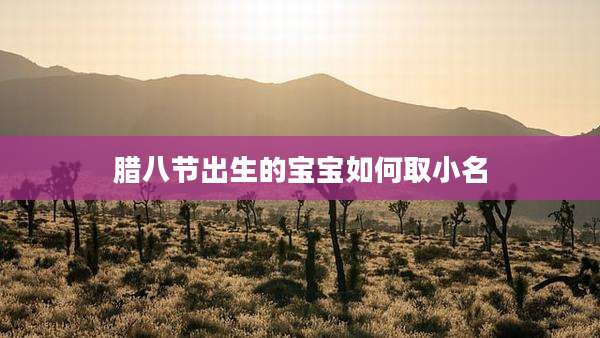 腊八节出生的宝宝如何取小名