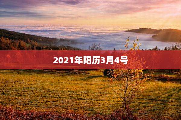 2021年阳历3月4号