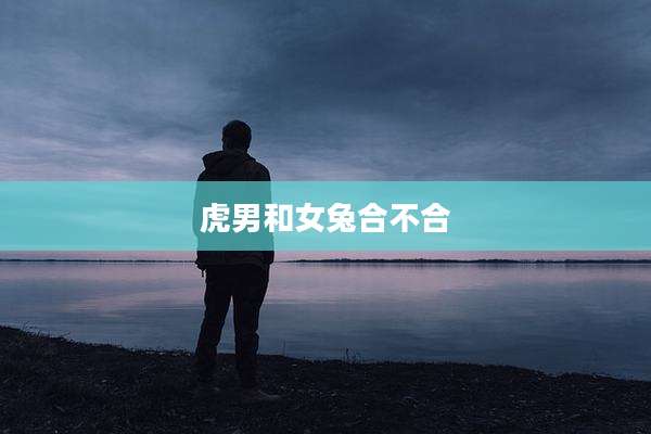 虎男和女兔合不合