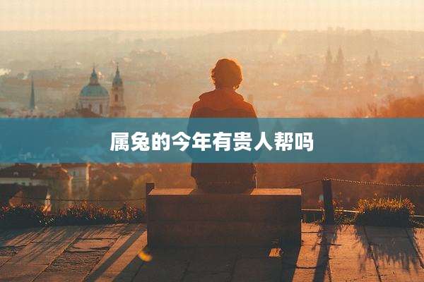 属兔的今年有贵人帮吗