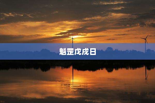 魁罡戊戌日