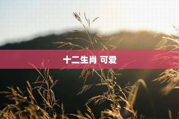 十二生肖 可爱